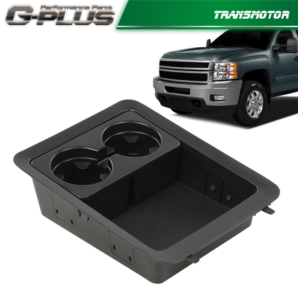 Center Console Tray Cup Holder Frame Fits 07-14 for Suburban Silverado for GMC - v
