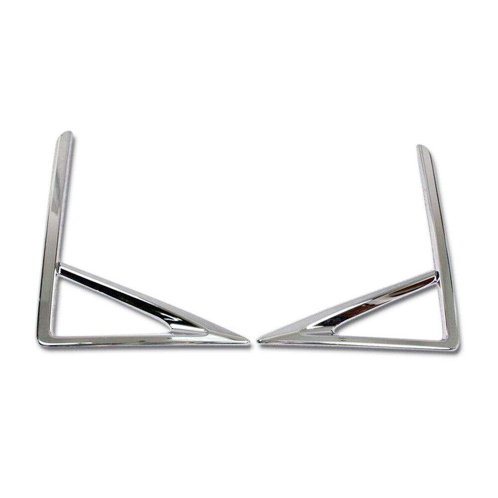 Front Fog Light Lamp Cover Chrome Molding Trims for Toyota VOXY 18-20 X/HYBRID X