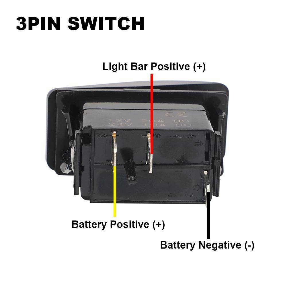 LED Light Bar Switch for Polaris Ranger RZR 800.1000 Can-Am Maverick Commander Q