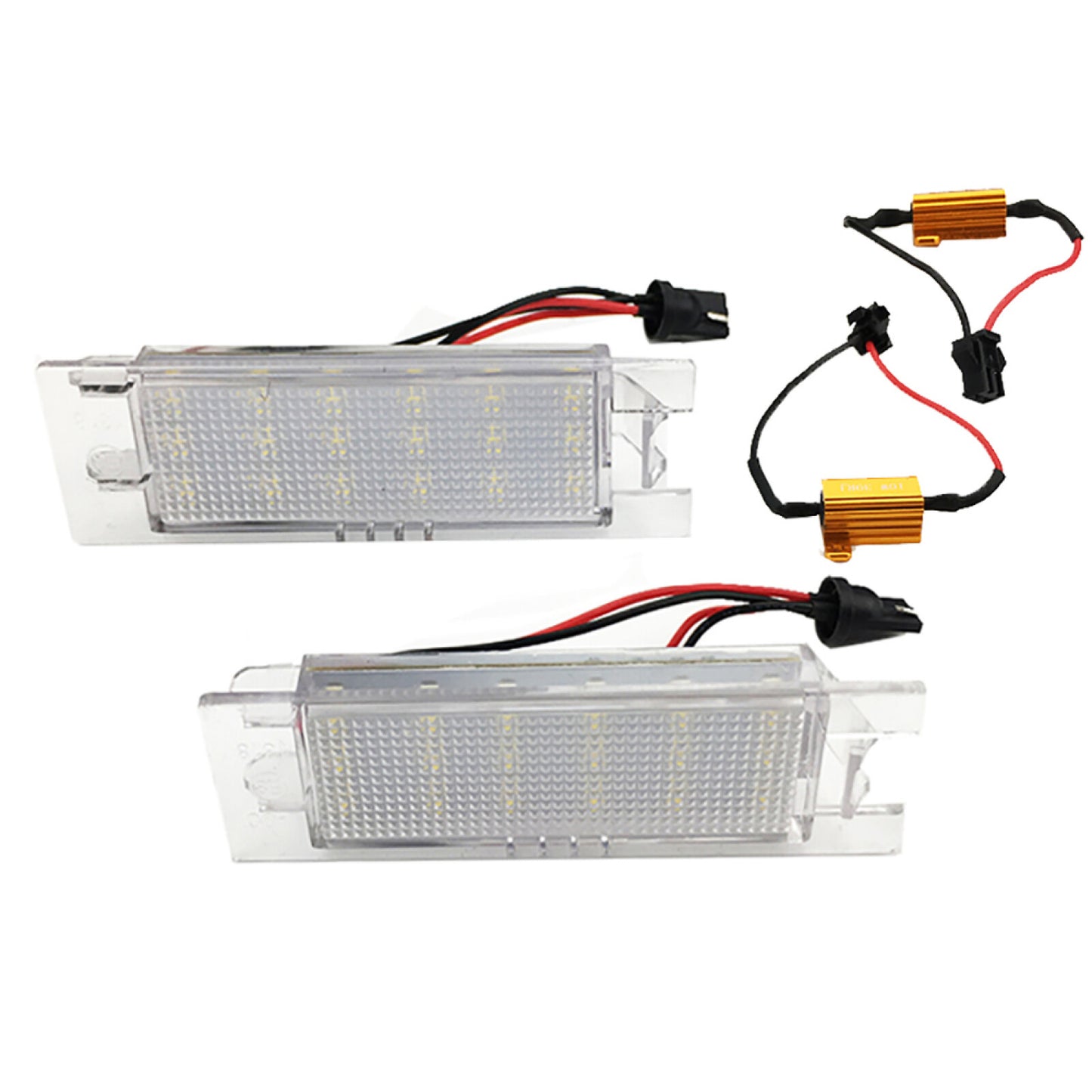 1Pair 18-LED License Number Plate LightS for Opel Zafira Astra for Corsa Insignia G