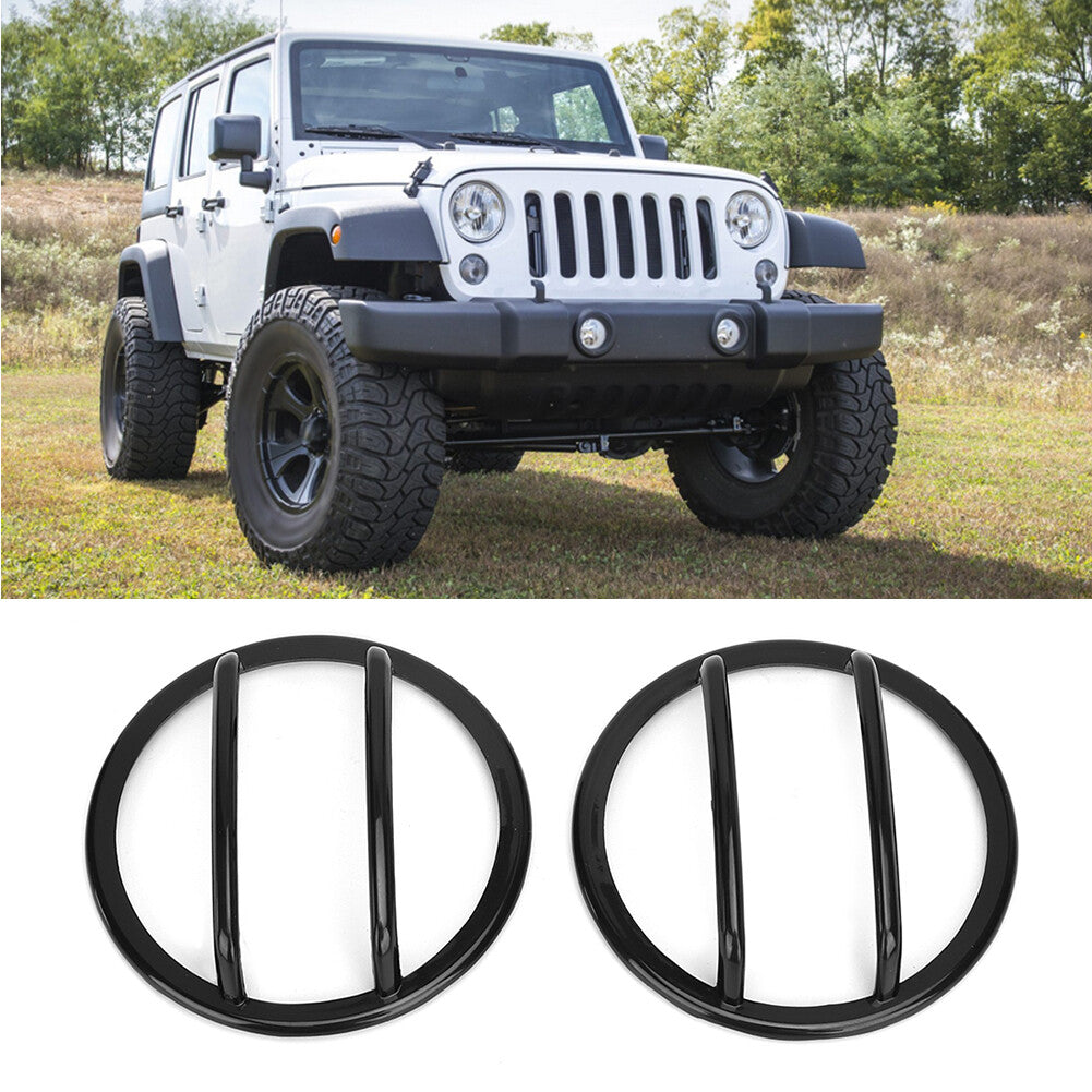 Hot 2pcs Wheel Eyebrow Turn Light Lamp Cover Trim Decoration Frame Parts For