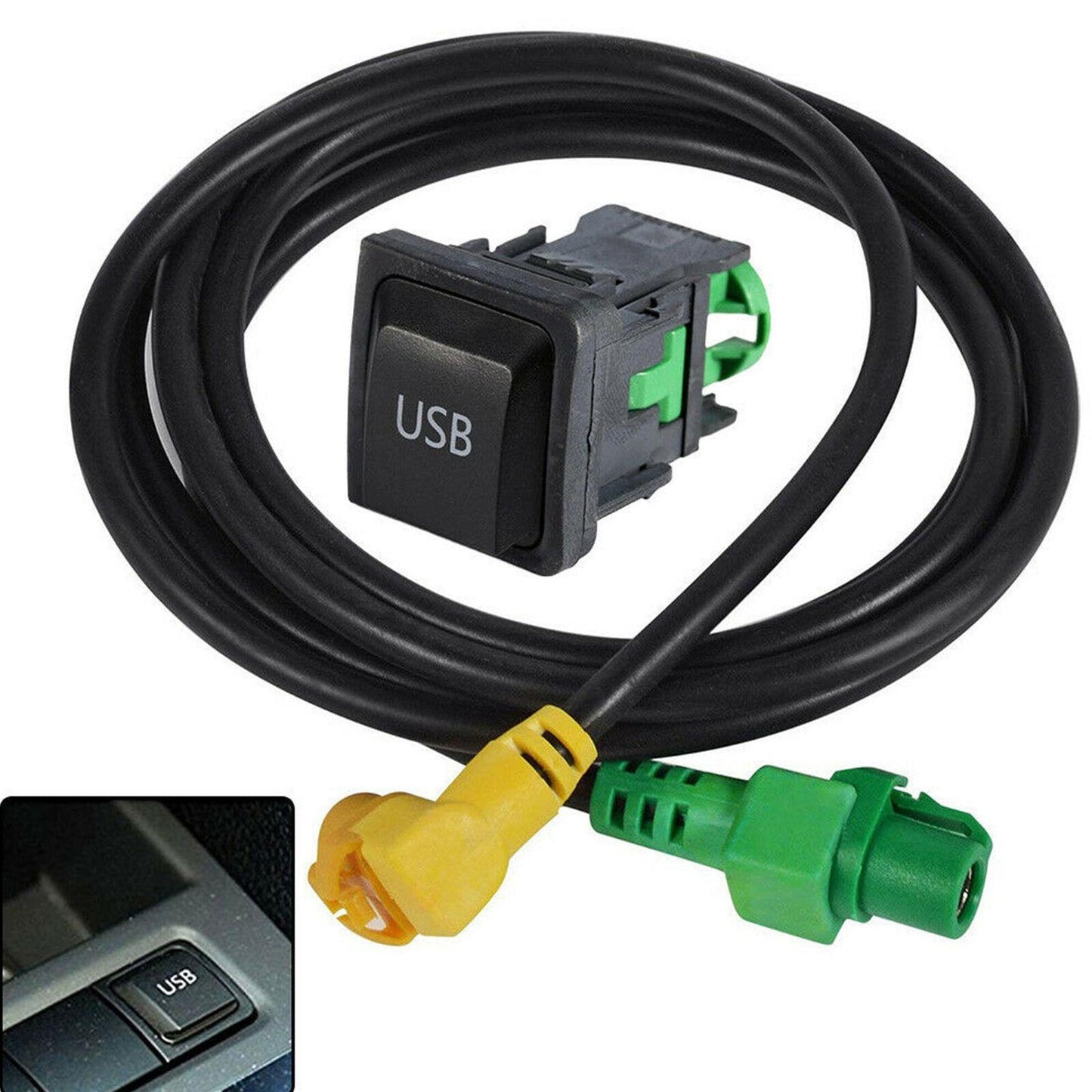 Car AUX USB Switch Cable Wiring For RCD510 RCD310 for VW for Golf /GTI/R MK5 MK6 for Jetta