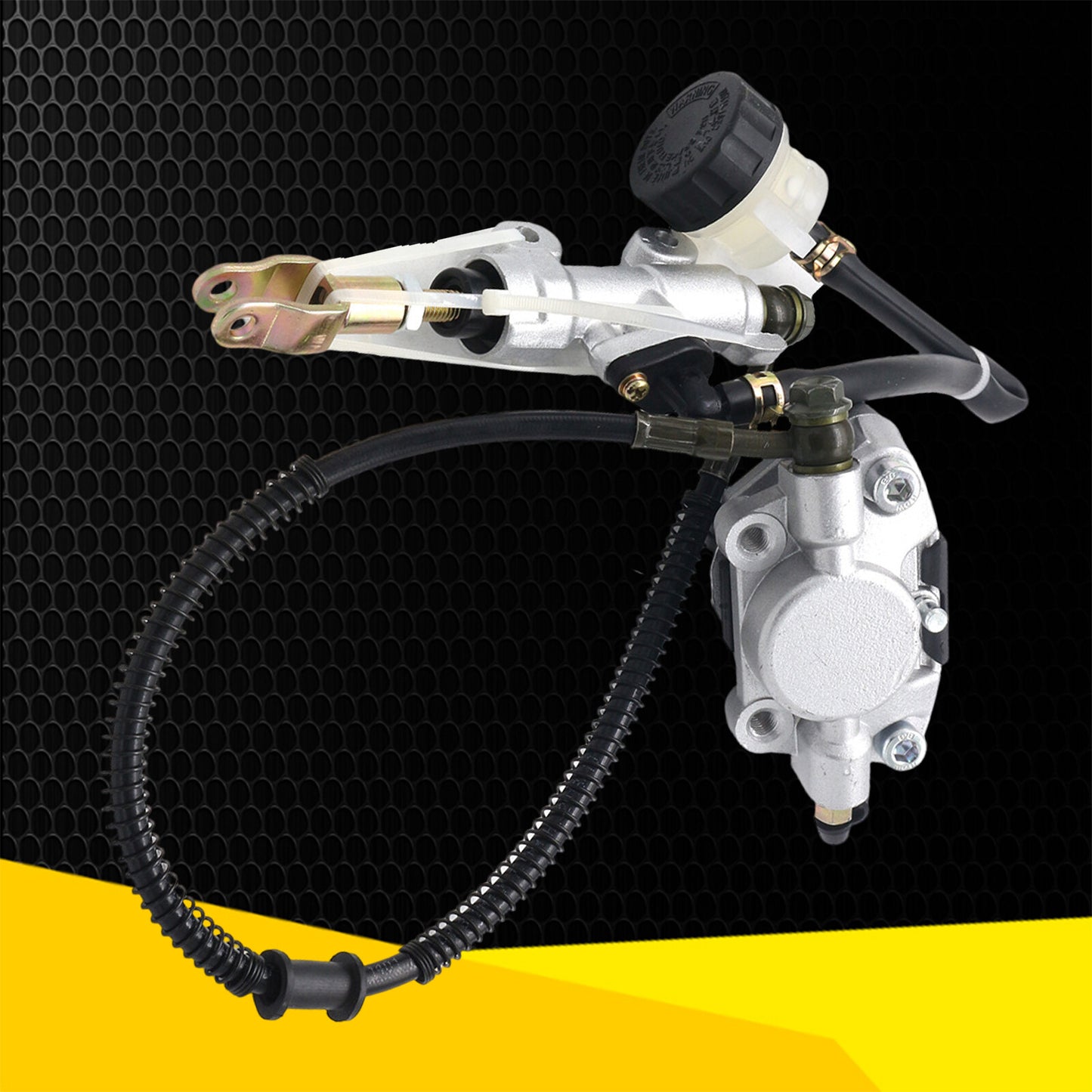 Master cylinder and brake pad foot brake system hydraulic rear disc brake caliper Q