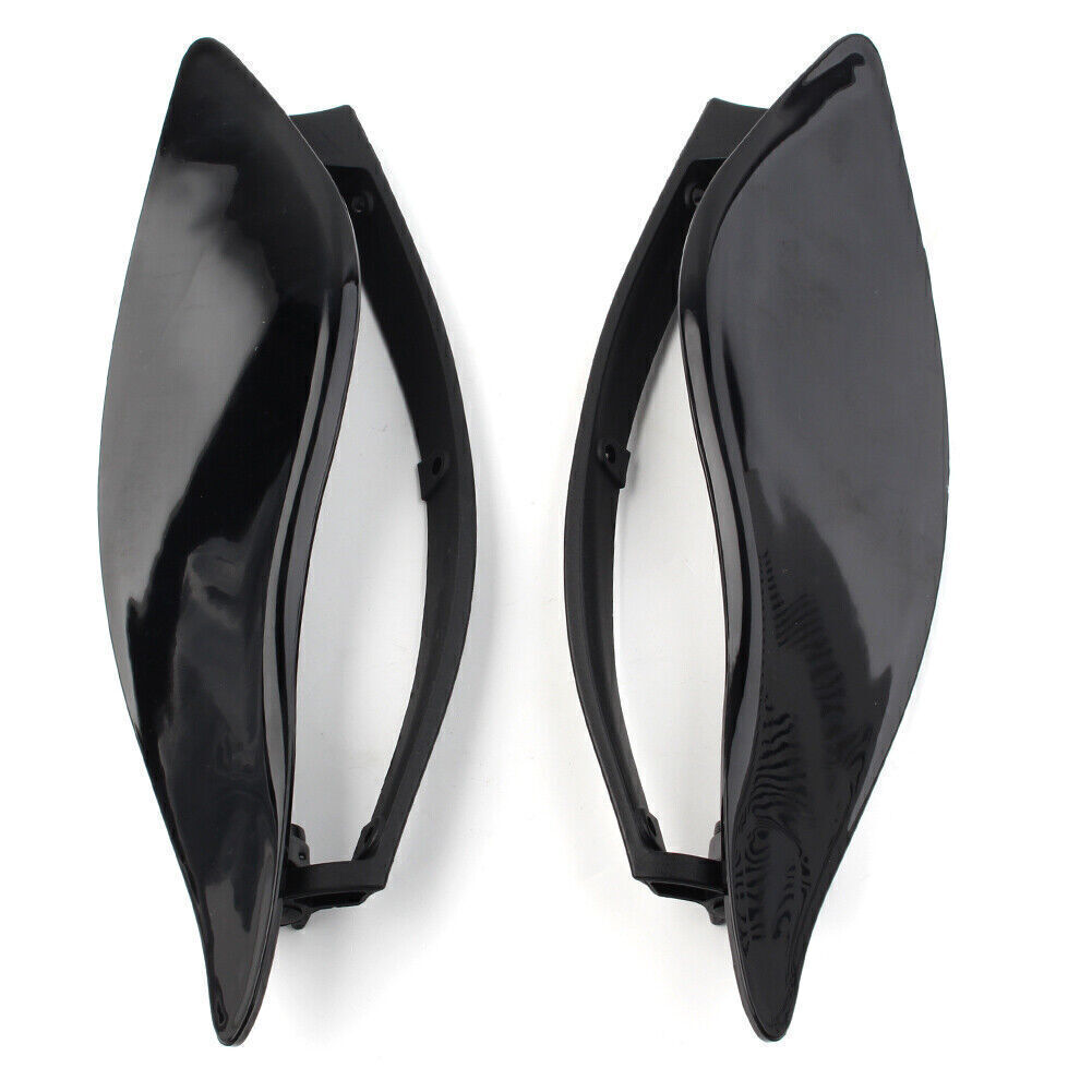 Fairing Air Deflectors Black Adjustable Fit for Harley Batwing Street Glide Black US