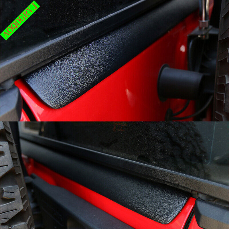 ABS Matte Black Center Armrest Box Protective Cover Trim for Corvette C7 14-17- v