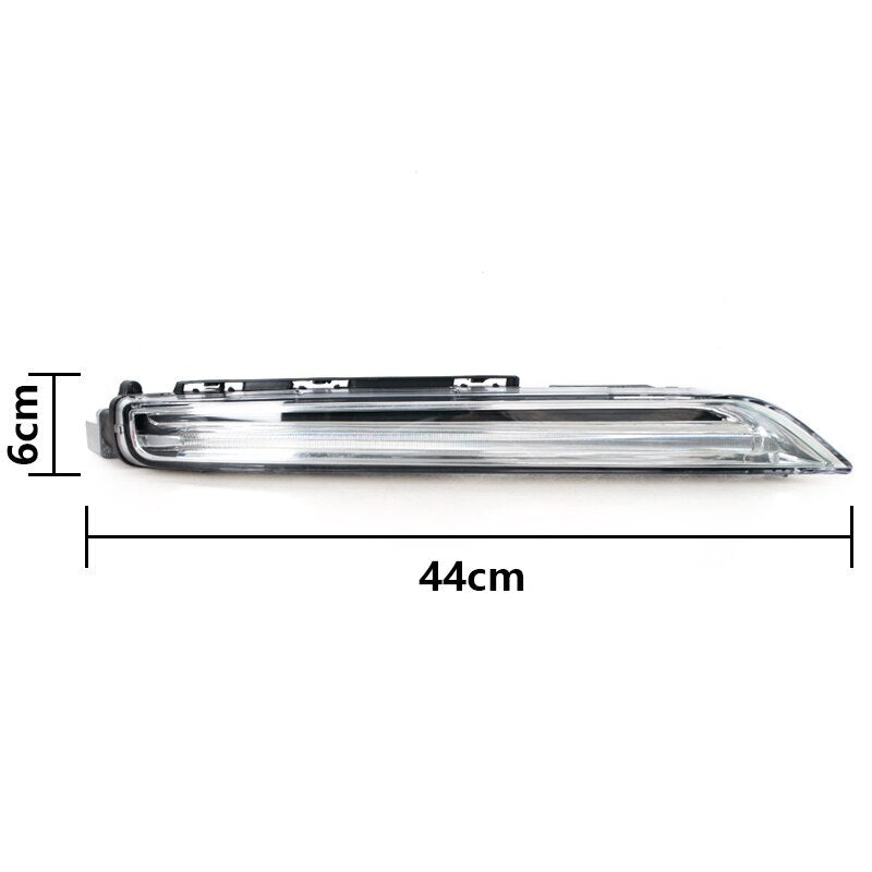 1. Dual daytime running lights and driving fog lights for Porsche for Cayenne 2015 - 2017 (Left + Right -)