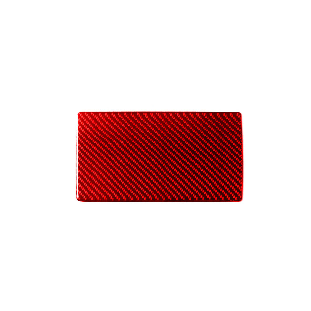 Red Carbon Fiber Interior Center Cupholder Cover Trim for Lexus RX300 1998-2003