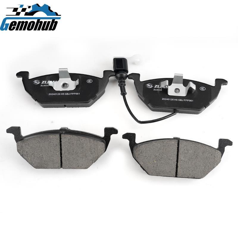 4x Front Ceramic Brake Pad for 2006-2014 for Skoda Octavia 2015-2023 for VW Gran for Santana