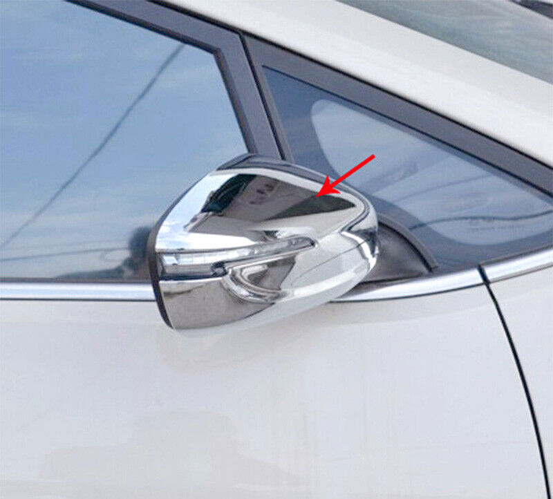Fit for Kia Forte K3 2014-18 ABS Chrome Door Side Rear View Mirror Cover Trim 2X