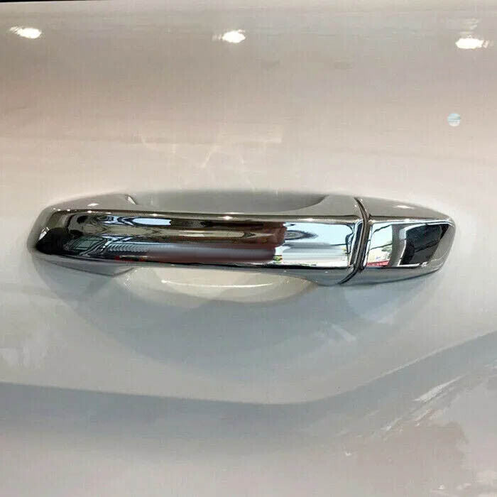 Chrome door handle cover for smart keyhole for VW Atlas 2018-2024