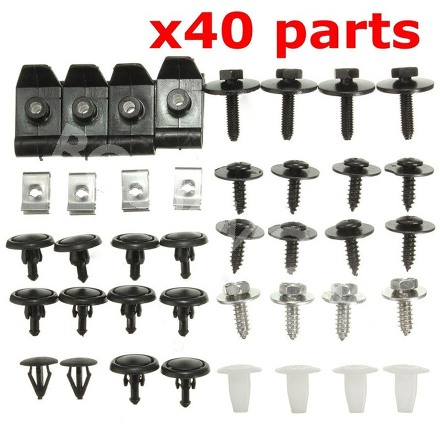 Car Mixed Fastener Clips Bumper Fender Plastic Rivet Door Panel Accessories