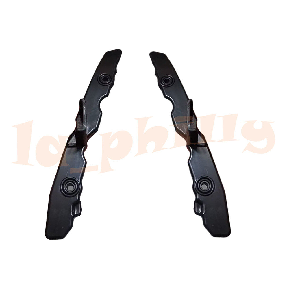 2x Black Right + Left Bumper Bottom Guide Bracket Trim Fits for BMW G12 7-Series