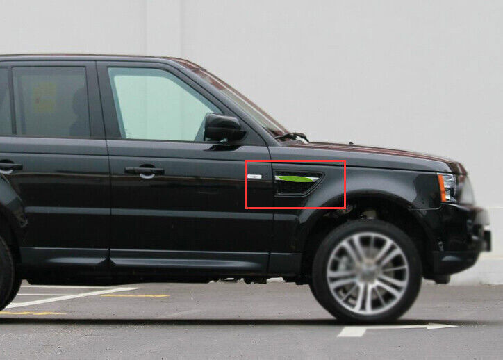 Front Body Side Vent Fender Cover Trim for Range Rover Sport 06-2013 Gloss Black