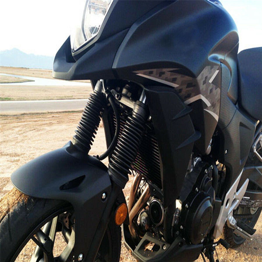 2Pcs Motorcycle Front Gator Fork BootS Protector Cover Seal Black Rubber US Ship Q