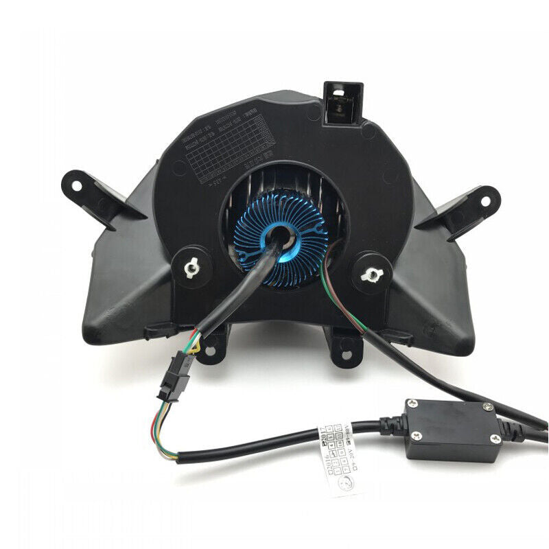 Motorcycle LED Headlight Housing Assembly Hi-Lo Beam Spotlight Front Light DC12V v
