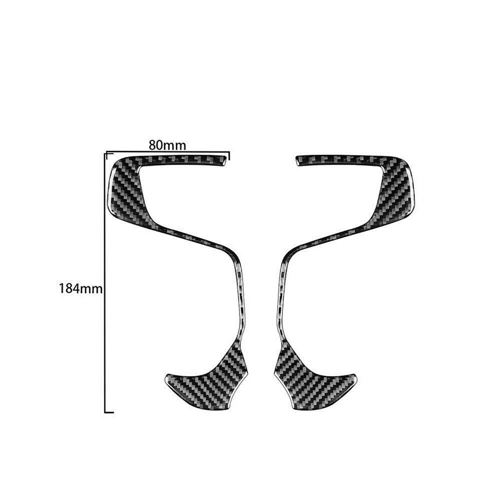 Red Carbon Fiber CD Player Cover Trim For COBALT 2005-2010 Type-B v