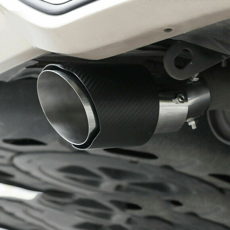 for Toyota Highlander 20-23 Carbon fiber Exhaust Muffler Tail Pipe Tip Tailpipe
