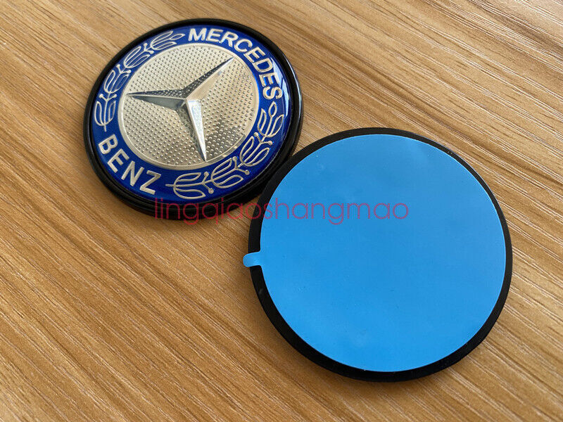 AMG Hood Flat Badge Emblem (Paste) For A B C E S ML GL CLS Class 57mm