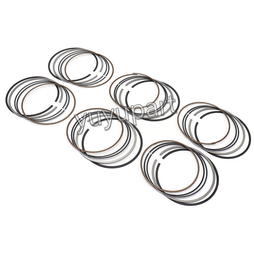 New 6-piece Piston Ring Kit for Passat CC Touareg for Cayenne 3.6L VR6