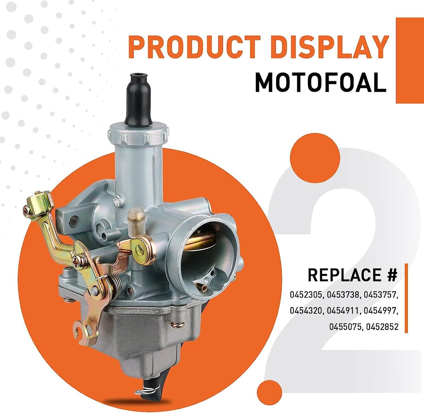 0455075Carburetor for POLARIS PHOENIX 200 2005-2017 Sawtooth 200 2006-2007 Carb