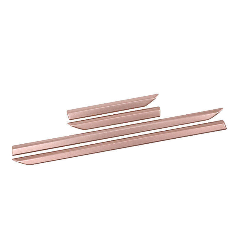 for Range Rover Velar 18-23 Rose Gold Side Fender Air Wing Molding Cover Trim 4P