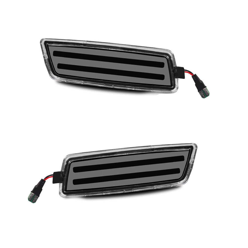 Amber LED Clear Front Side Marker Light for for VW MK5 for Golf /GTI for Jetta etc - v