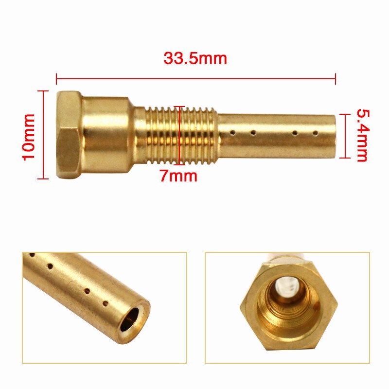 Carburetor Nozzle Needle Jet Jetnozzle Jet Holder Set 8 16 20 30 Holes Q