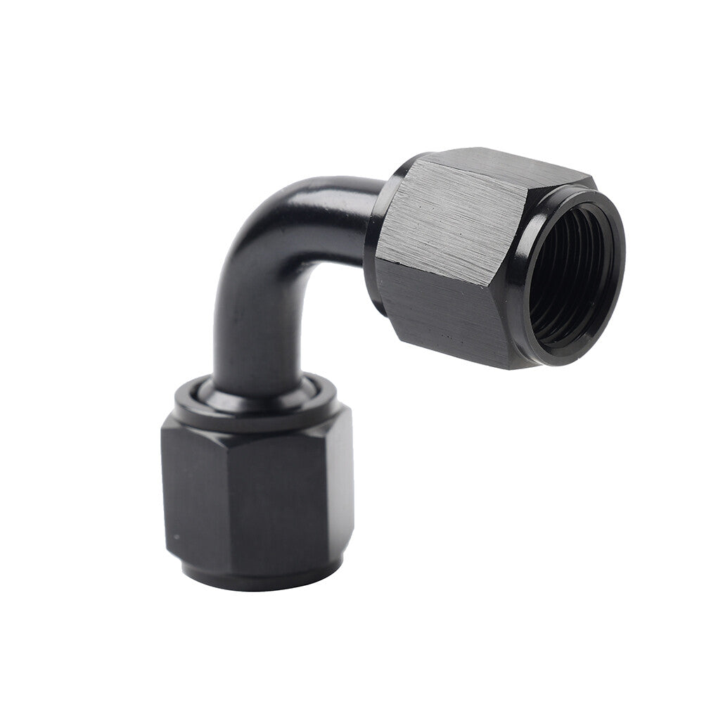 6AN Female to Female 90 Degree Swivel Coupler Union Fitting Adapter Connector