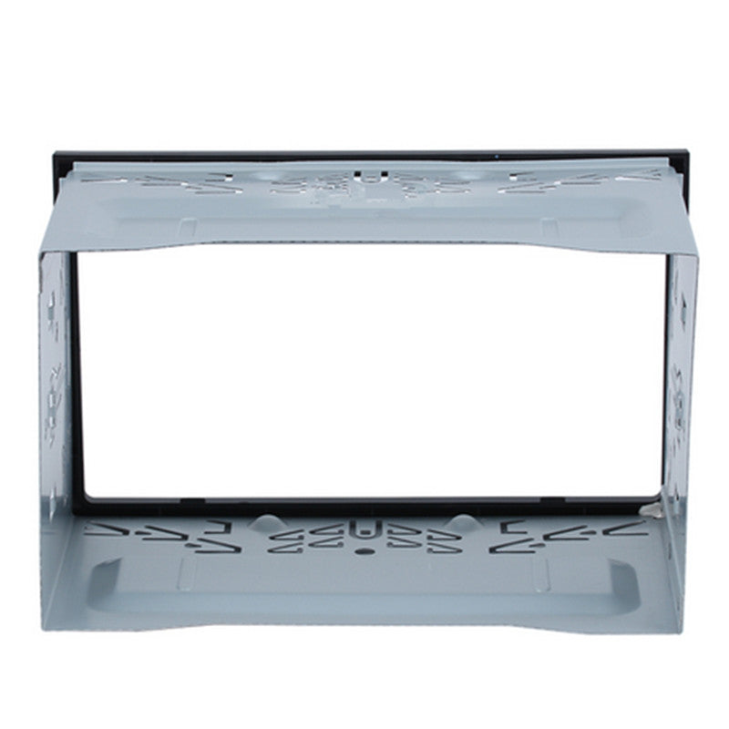 Double 2Din Radio Stereo Install Bezel Panel Mount Dash Kit Fit For Car SUV