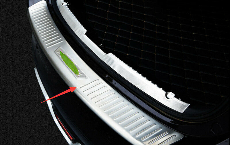 for Mazda 6 Atenza 2020-2021 Silver Exterior Rear Bumper Sill Trunk Tread Plate