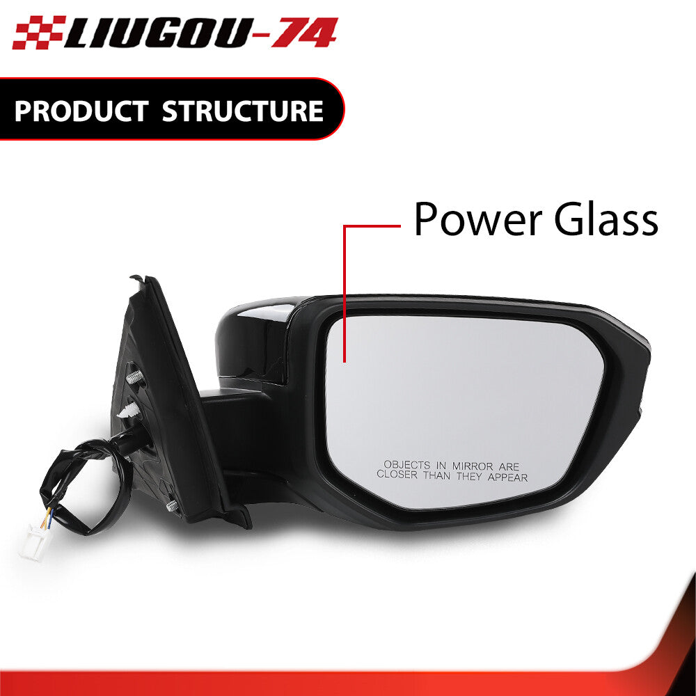 Fits for Honda for Civic LX DX 16-21 Power Mirror Passenger Side Power Manual Folding - v