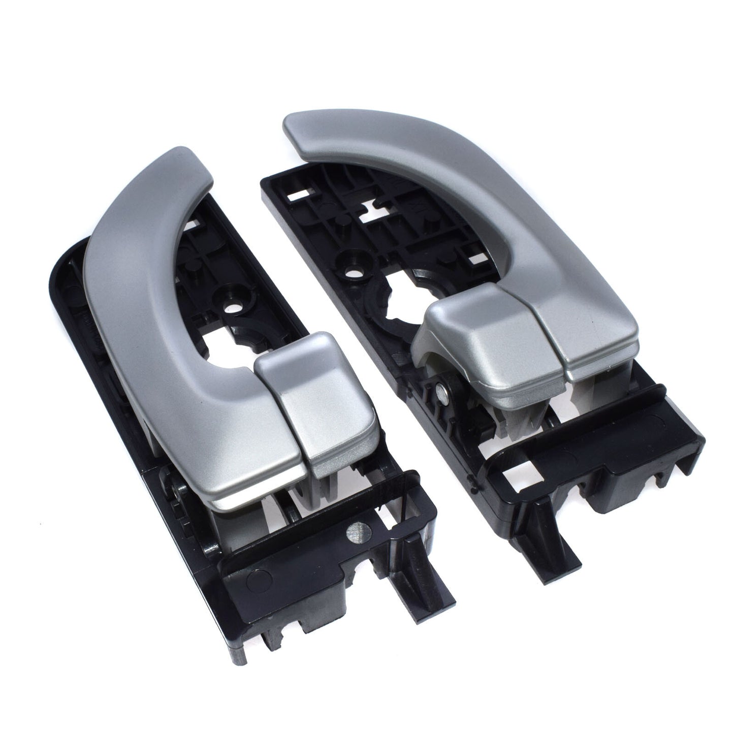 Interior Door Handle Silver Rear Left and Right 2x for for Hyundai Sonata - v