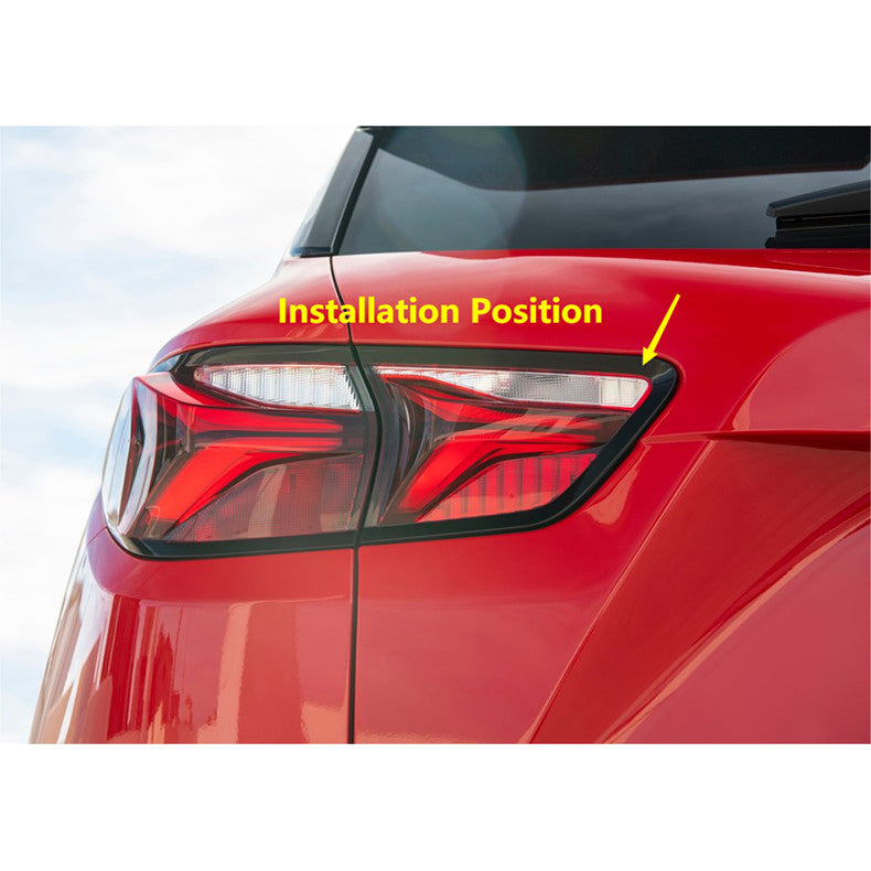 for Chevy Blazer 2019-2022 Chrome Rear Tail Light Lamp Molding Cover Trim Bezel