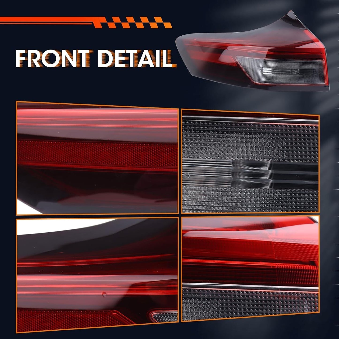 For 2021 Rogue NI2805122 Rear Outer Tail Light Assembly Right Passenger n