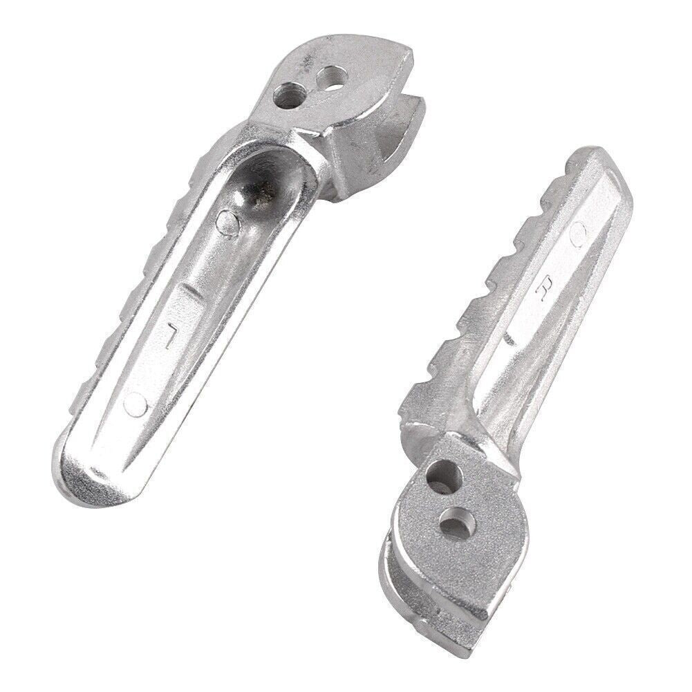 Motorcycle Front Footrests Foot pegs Fits for Ducati Monster 696 796 2009-14 Silver