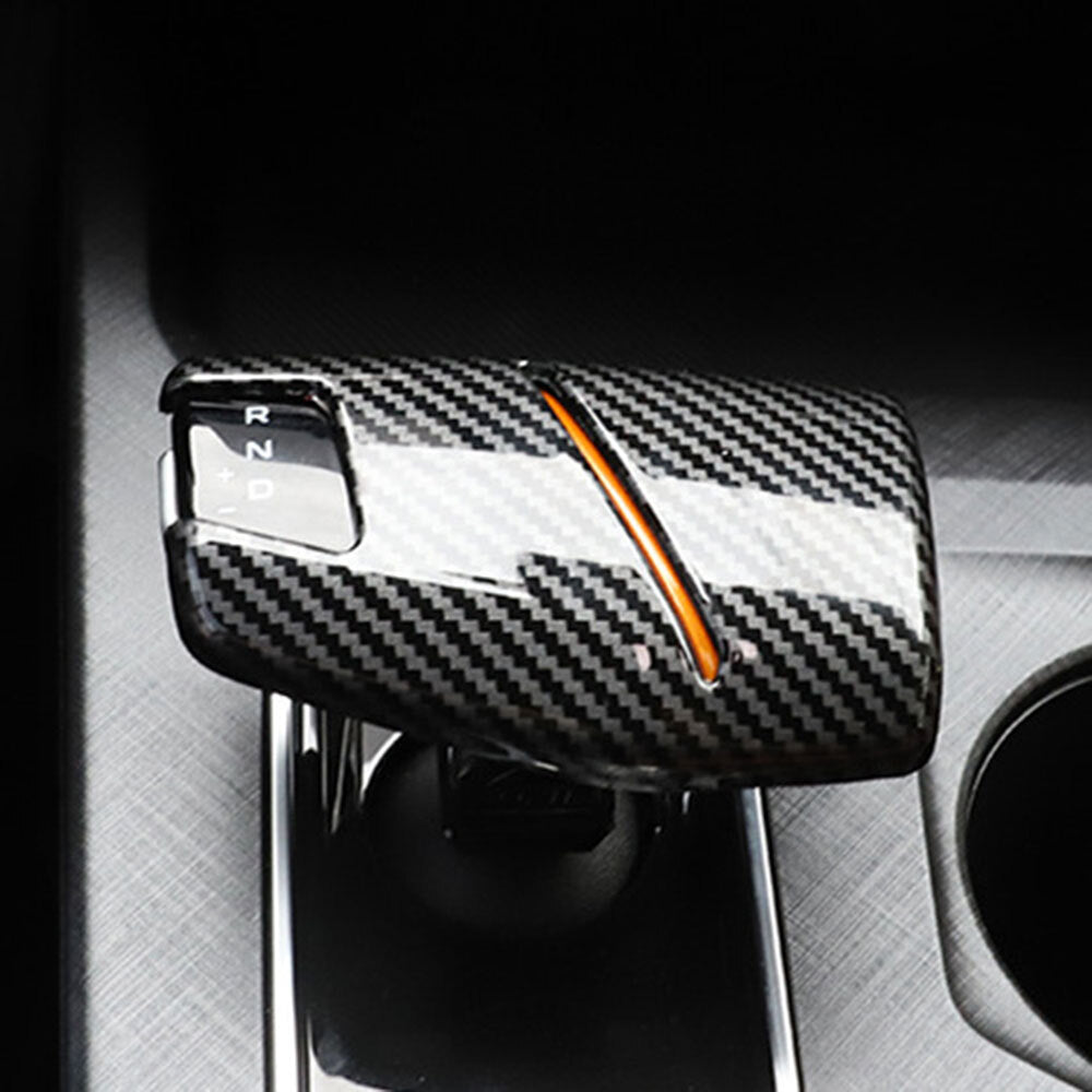 Carbon fiber style automotive gear ABS shift knife cover suitable for Changan UNI-V 22-23- n