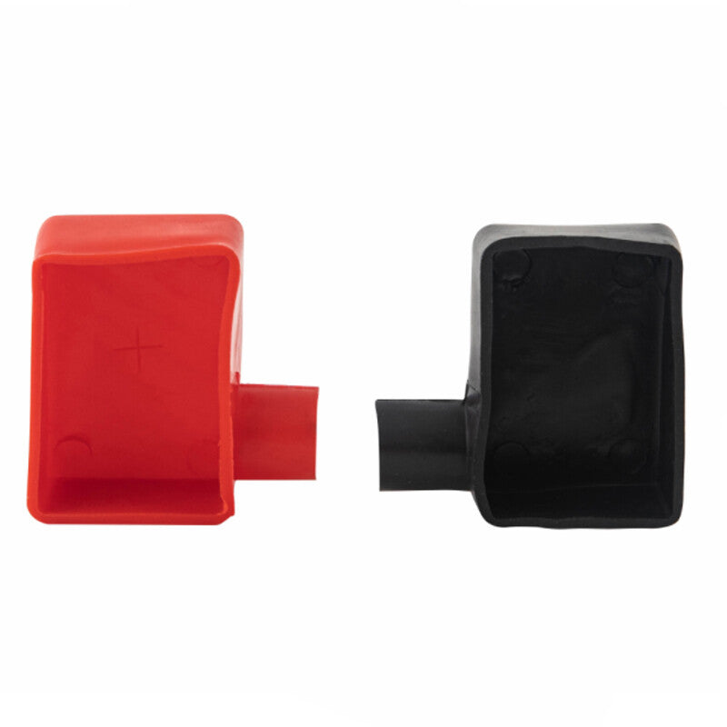 Pair Black & Red Car Positive Battery Terminal Post Cover Rubber Protector Cap v
