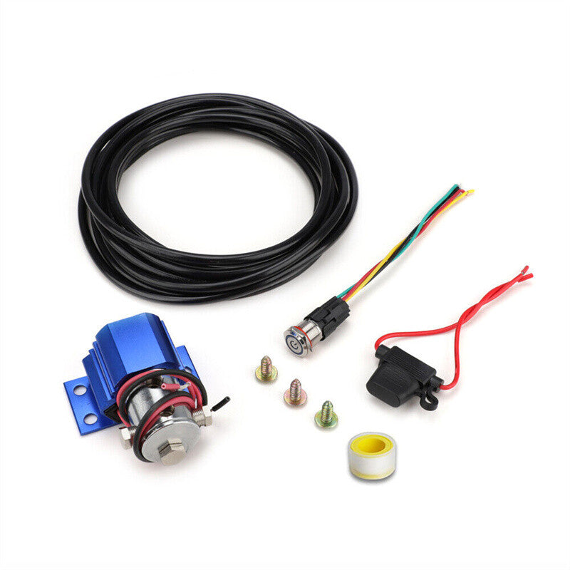 Blue Car Front Brake Line Lock Kit Brake Lock Roll Control Hill Holder Kit