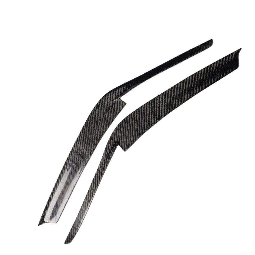 Real Carbon Fiber Front Headlight Eyelids Eyebrow Cover For T@yota for Camry 2018-22