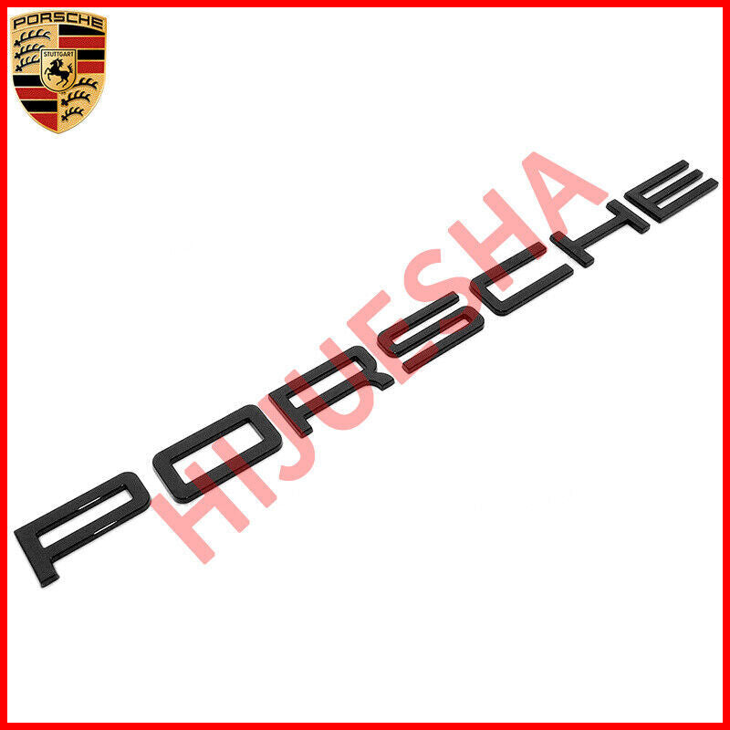 Gloss Black for Porsche Macan GTS Letter Rear Badge Emblem Look Deck 95B-853-675-D