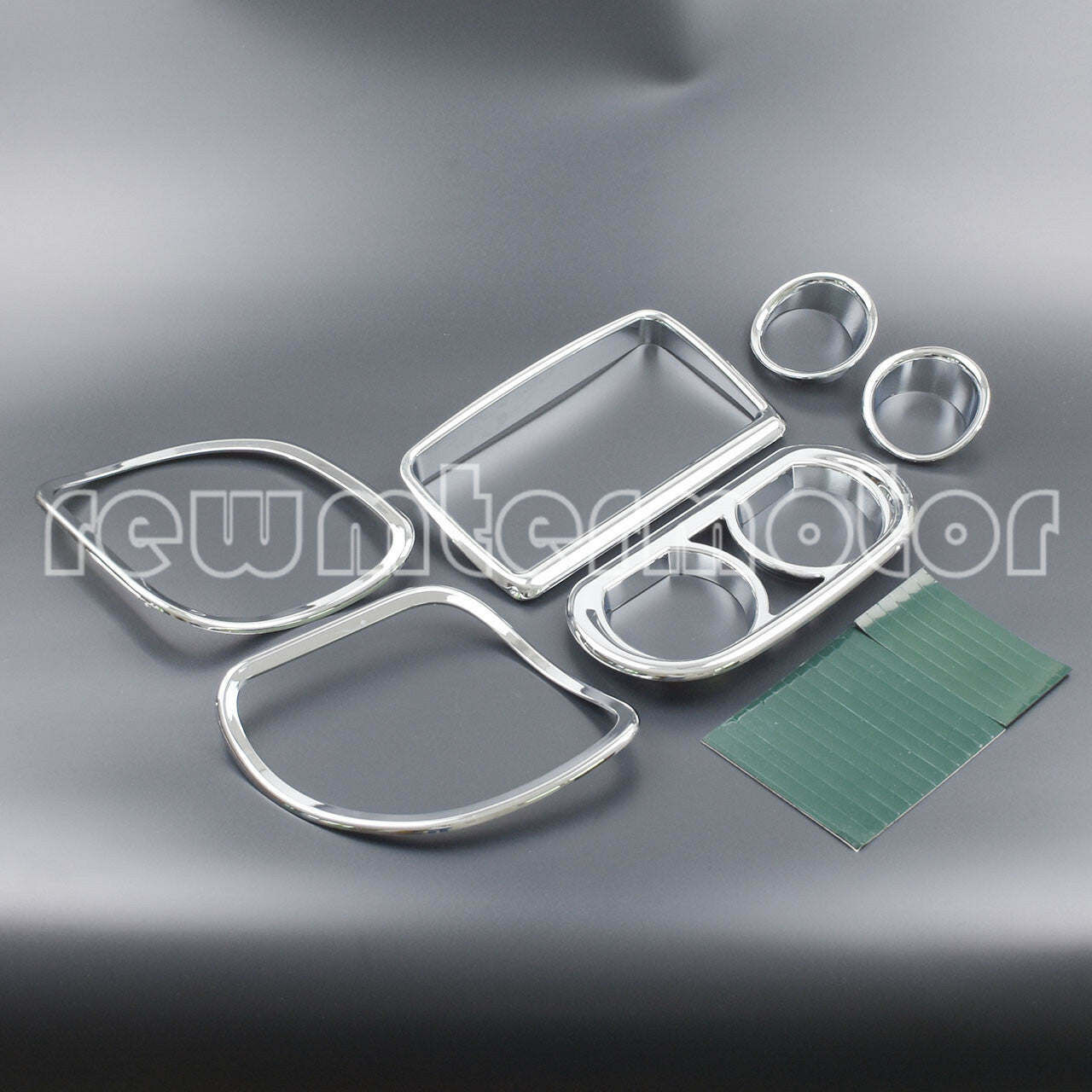 Inner Fairing Speedometer Radio Speaker Trim Chrome Fit for Harley Road Glide