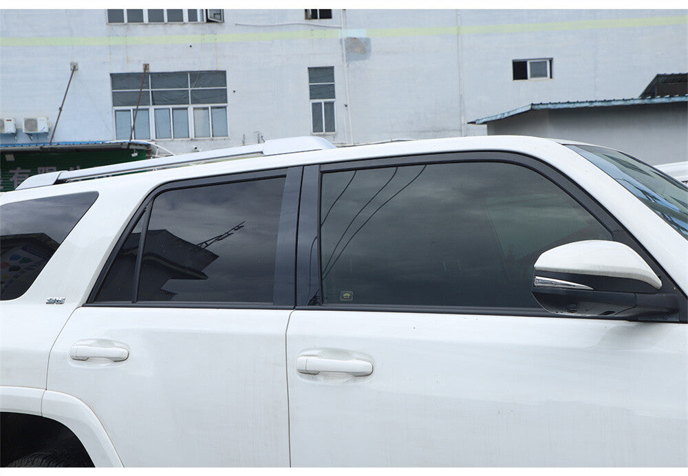 4¡ÁPVC Black Door Window Pillar Post Decal Sticker Cover For Toyot@ 4Runner 2010+