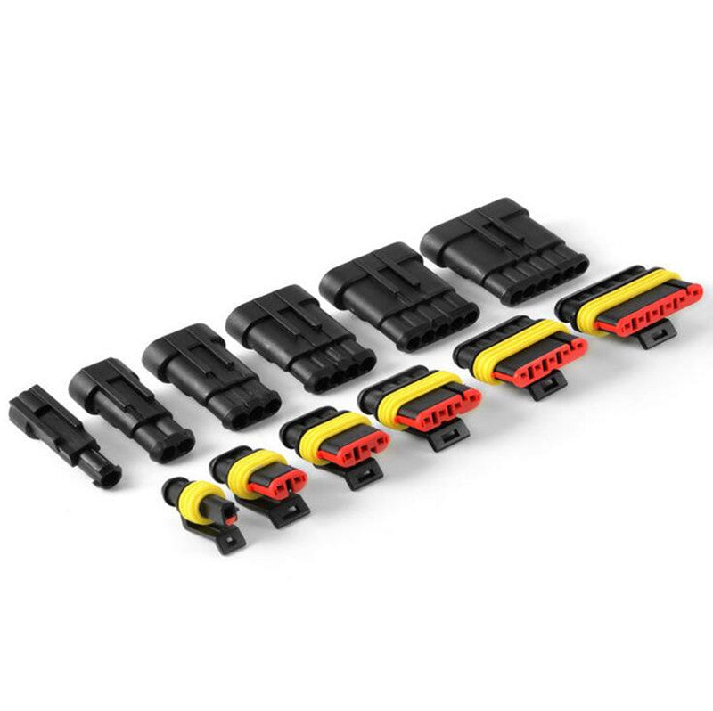 Car Waterproof Electrical 1/2/3/4/5/6Pin Wire Way Connector Terminal Blade Fuses