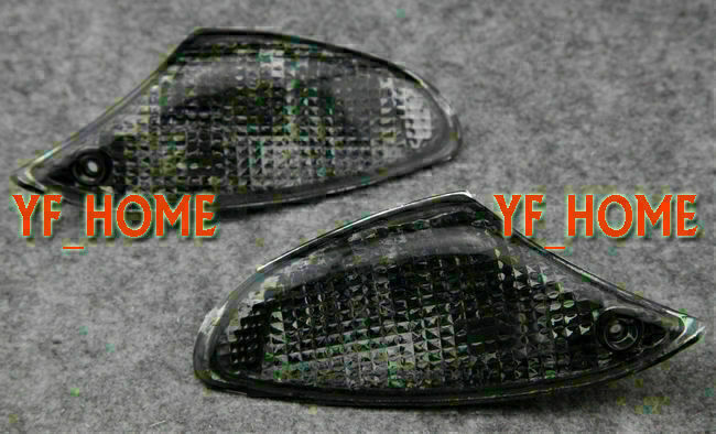 Fit for BMW K1200S K1300S Smoke Front Turn Signals Indicator Blinker Lens Cover UK