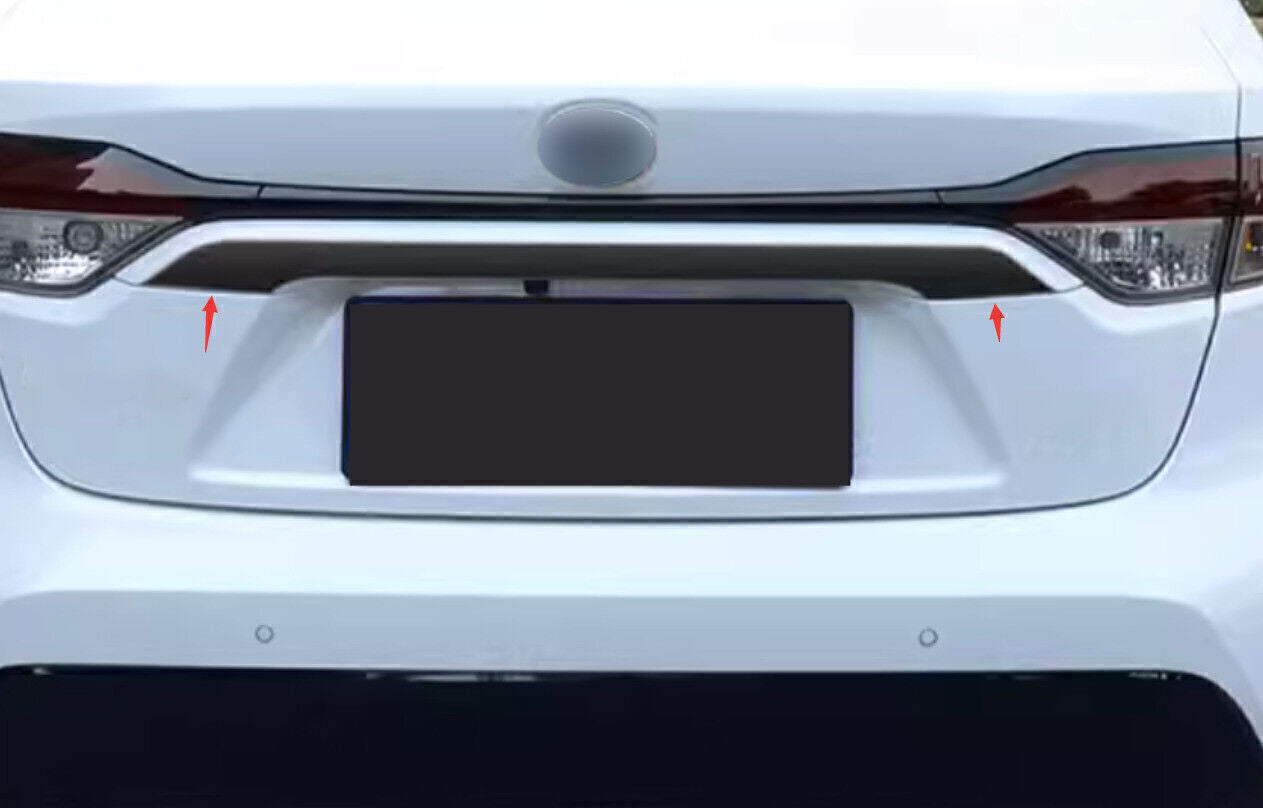 for Toyota for Corolla 20-2024 Black Steel Rear Door Trunk Lid Tailgate Strip Trim