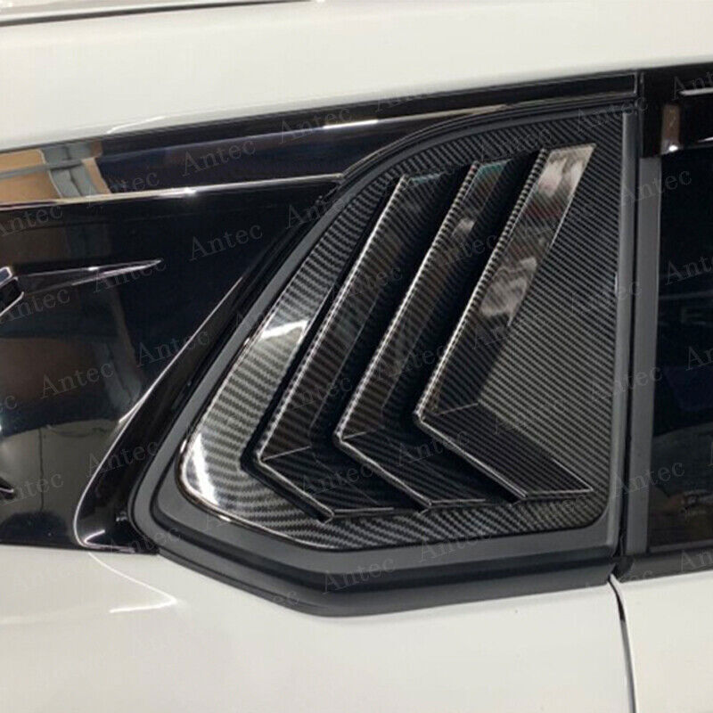 for Toyota for Corolla Cross 22-24 2P Carbon Fiber Side Window Louver Shutter Cover