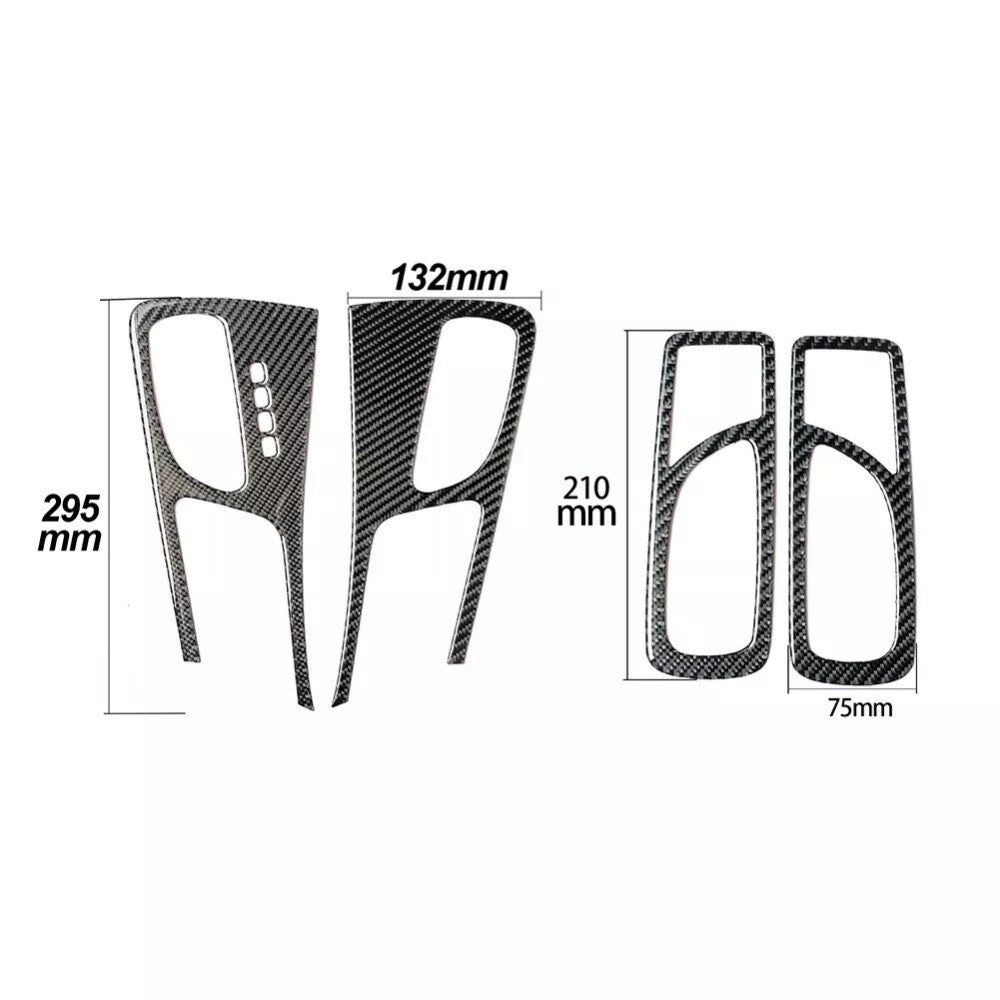 4X/SET for Lexus RX350/RX450H 2010-2012 Carbon Fiber Door Handle Cover Trim New n