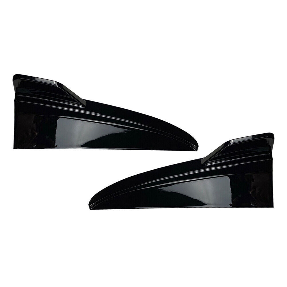 Rear Bumper Canard Splitter Side Vent Kit for Benz C-Class W205 C43 63 4D 15-21 Q