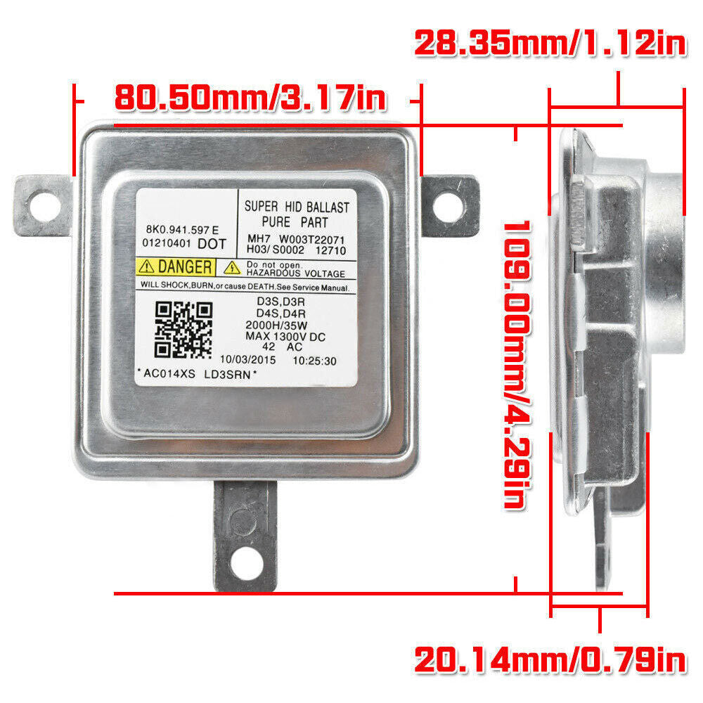 HID Control Unit Computer Module for Audi S4 S5 S6 S7 S8 for Volkswagen Cc 2012-2017