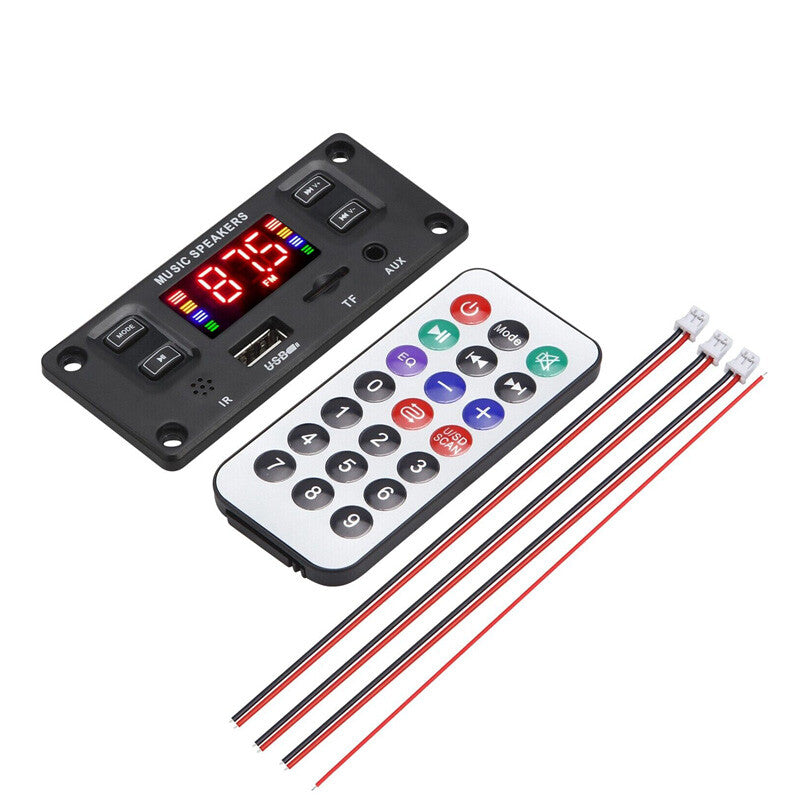 Auto FM Radio Module Bluetooth Speaker MP3 Decoder Board USB TF FM Music Player v